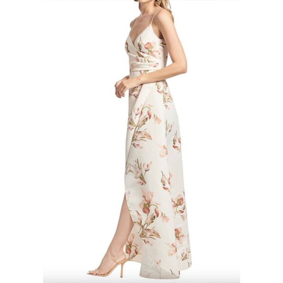 SACHIN + BABI Dress Size 10 Evening Gown NEW Abby Gown Eggshell Venetia Petals - Picture 8 of 8